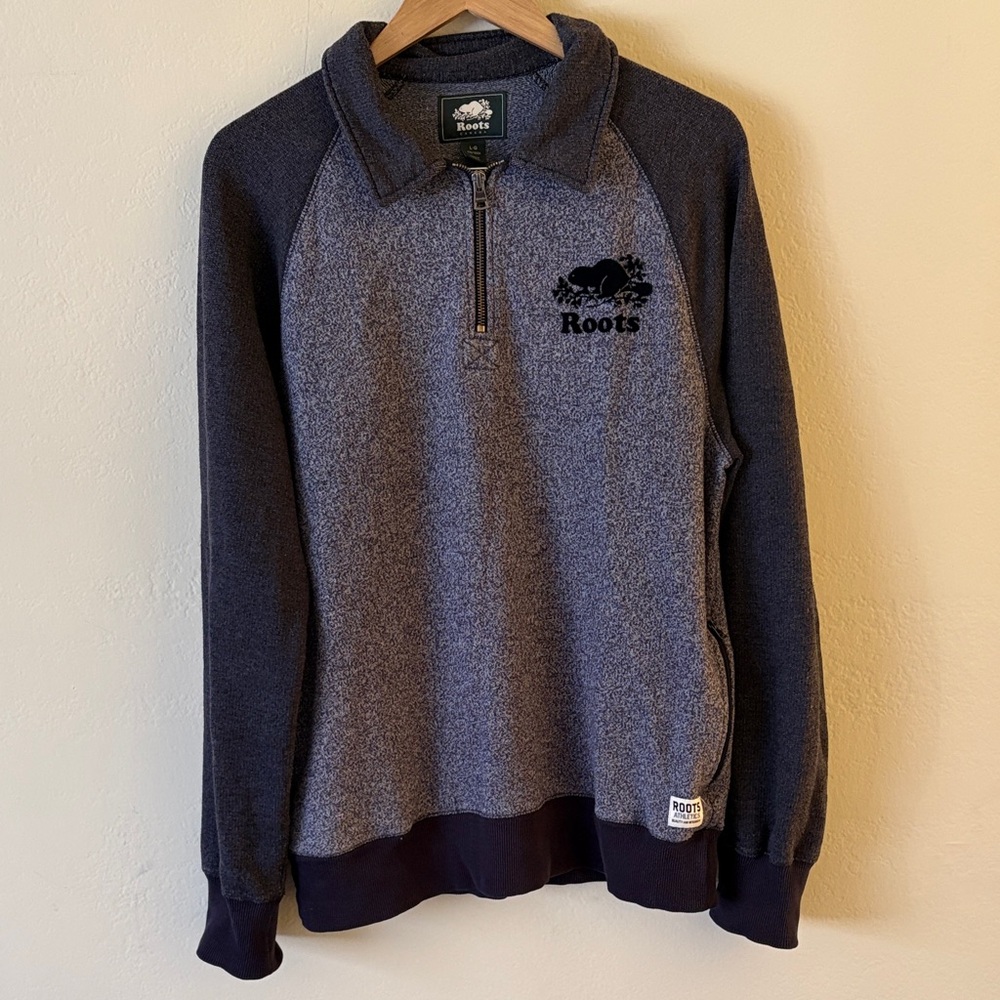 Roots Men's Quarter-Zip Sweater